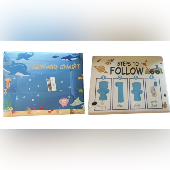 Potty Training Sticker Chart 5 Fun Styles 17 PCS Potty Chart for Girls - Picture 9 of 10